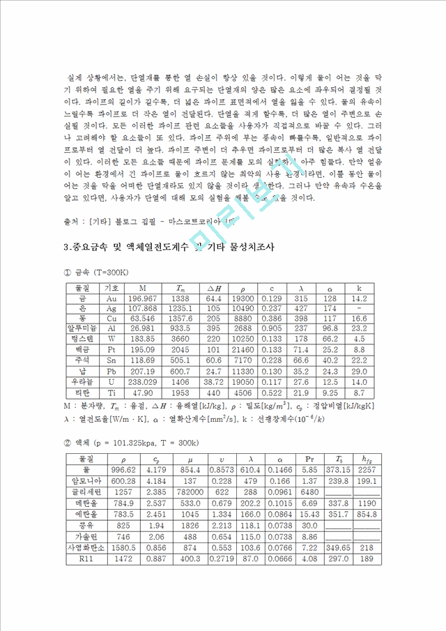 열유체공학실험 - 열전달[열전도] 실험.hwp